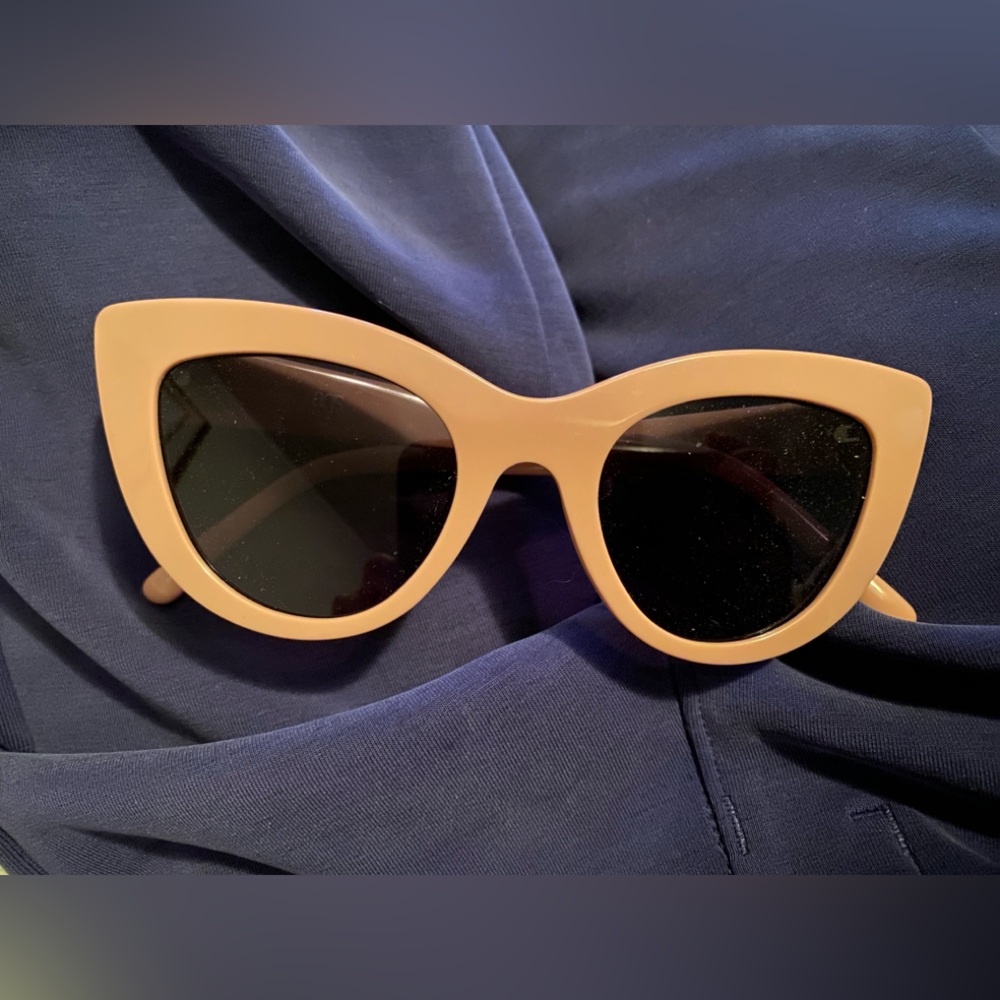 AQS Leia Sunglasses cateye 49mm Italy like new pink